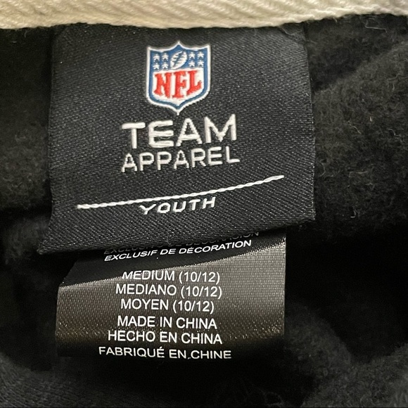 NFL Team Apparel Pittsburgh Steelers Pullover Hoodie Sweater Youth Medium 10/12 - Picture 6 of 6